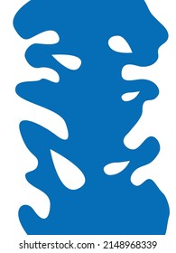Fondo vectorial azul de la leche directa