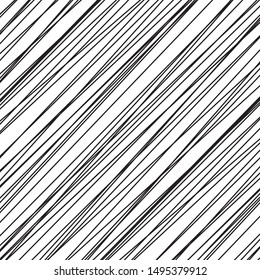 Straight oblique black segments. Vector pattern.