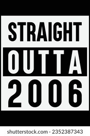 
Straight Outta 2006 eps cut file for cutting machine