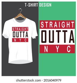 straight outta America,united states,Miami,Florida,Brooklyn,NYC t-shirt design and vector design.Template for card, poster, banner, print for t-shirt ,pin,logo, badge, illustration,clip art,sticker.
