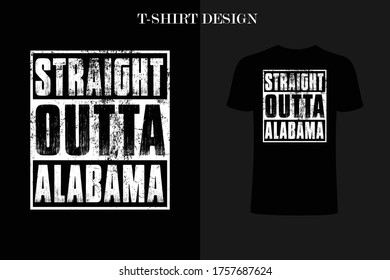 Straight outta funny t-shirt design. USA city funny t-shirt design.