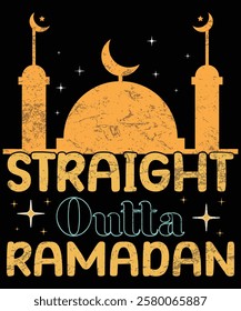 Straight Outta Ramadan, Muslim shirt Design, Shirt Print Template, Eid Mubarak, Fasting Mode Is on, Ramadan Shirt, Islamic Calligraphy Tee,  Ramadan Mubarak Shirt, Ramadan Ornaments