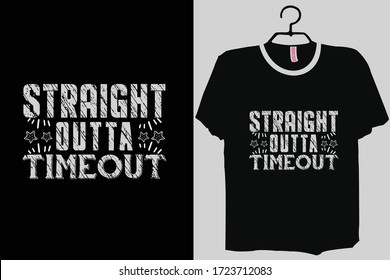 Straight Outta Timeout, Timeout Shirt, Toddler Time Out Shirt, Funny Toddler Shirt, Funny Toddler Tshirt