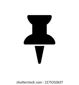 straight pin icon vector illustration logo template for many purpose. Isolated on white background.