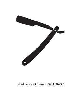 straight razor blade icon- vector illustration