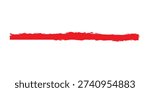 Straight red ink vector lines pack. Bloody color long and round hand-drawn brushstroke text highlights, frames, circles. Asian calligraphy modern