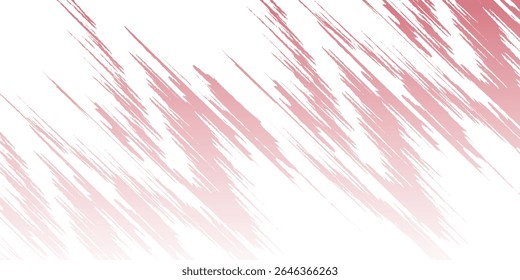 Straight red ink vector lines pack. Bloody color long and round hand-drawn brushstroke text highlights, frames, circles. Asian calligraphy brushstroke set