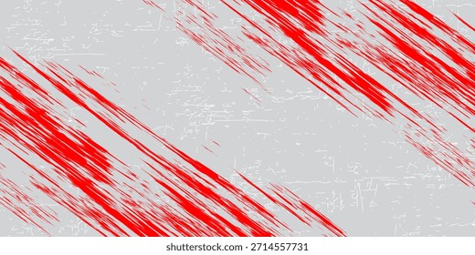 Líneas de Vector de tinta roja recta Paquete. Color sangriento Largo y redondo dibujado a mano Pincelada texto destacados, marcos, círculos. Caligrafía asiática Pincelada Set.eps.10.