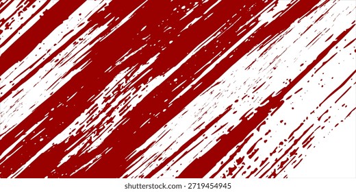 Straight rote Tinte Vektorlinien Paket. Blutige Farbe lang und rund handgezeichnet Pinselstrich Text Highlights, Rahmen, Kreise. Pinselstrich-Set für asiatische Kalligraphie.
