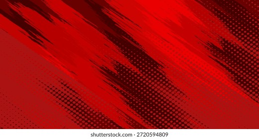 Straight red ink vector lines pack. Bloody color long and round hand-drawn brushstroke text highlights, frames, circles. Asian calligraphy brushstroke set.	