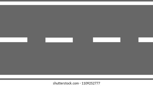 Straight road or highway