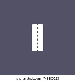 straight road icon