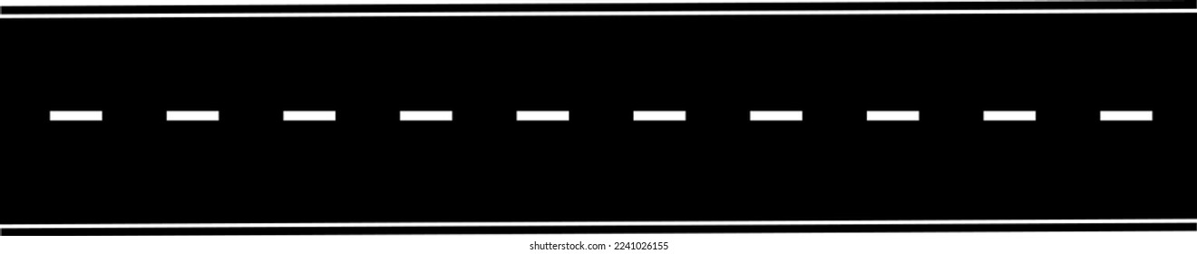 straight road icon vector illustration