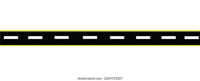 Straight road template.Road vector illustration. 