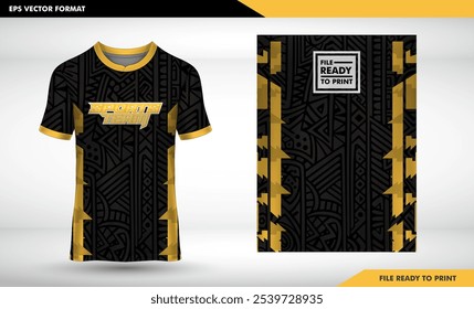 straight stripes pattern design, illustration, textile background for sports t-shirt, football jersey shirt mockup for football club. consistent front view