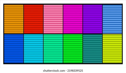 STRAIGHT STRIPES PATTERN DESIGN for scrapbook or gift wrap paper prints