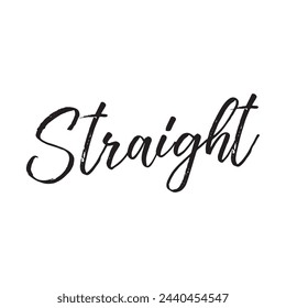 straight text on white background.