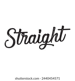 straight text on white background.