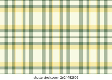 Straight textile texture fabric, knit check plaid seamless. Drapery background pattern vector tartan in old lace and pastel colors palette.