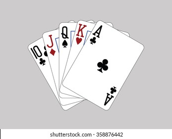 Straight vector illustration