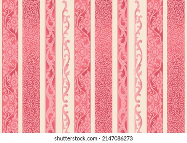 straight vector lace set. Seamless lace trims for use with fabric projects, backgrounds or scrap-booking. Elements can also be used as brushes