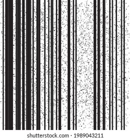 Straight vertical black segments 2 10689. Seamless vector illustration eps 10.