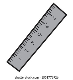 a straightedge ruler, vector