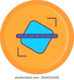Straighten Line vector Icon Design