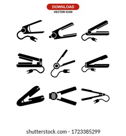 straightener icon or logo isolated sign symbol vector illustration - Collection of high quality black style vector icons
