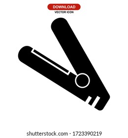 straightener icon or logo isolated sign symbol vector illustration - high quality black style vector icons
