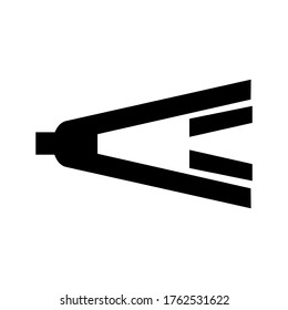 straightener icon or logo isolated sign symbol vector illustration - high quality black style vector icons
