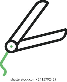 Straightener icon vector image. Suitable for mobile application web application and print media.