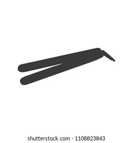 Straighteners icon, vector illustration design. Barbershop objects collection.