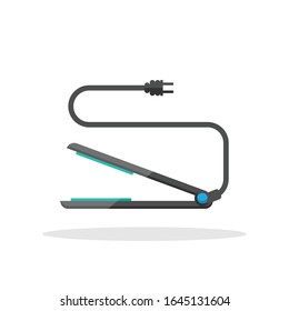Straightening machine flat icon design, 64x64 pixel perfect icon, small shadow on white background