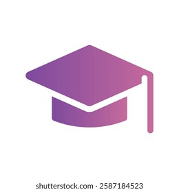 A straightforward icon for the student hat