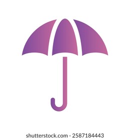 A straightforward icon for the umbrella