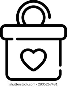 A straightforward representation of two hands sharing a heart, symbolizing connection and generosity. Ideal for use in Thanksgiving-themed applications, websites, and presentations.