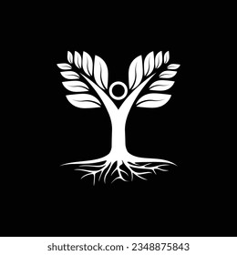 straightforward tree-style outline vector icon, symbol, logo, sign etc.