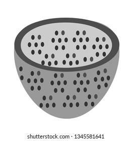 strainer flat illustration on white
