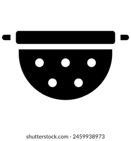 strainer icon with glyph style