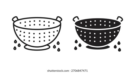 Strainer icon symbol for logo, web, app designs.