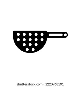 Strainer icon. Trendy Strainer logo concept on white background from kitchen collection. Suitable for use on web apps, mobile apps and print media.