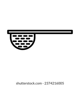 strainer kitchen tool icon in line