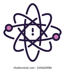 Strand code icon outline vector. Editing lab. Dna genome