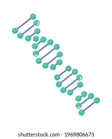 strand of dna on background