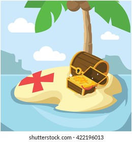 Stranded Island With Treasure 