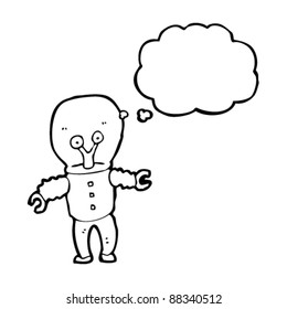 strange alien cartoon
