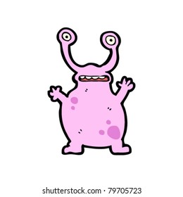 strange alien creature cartoon