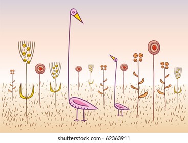strange birds