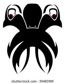 Strange creature tattoo